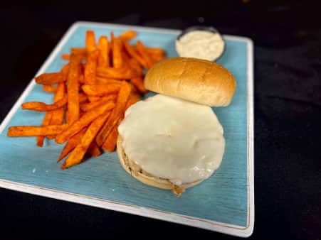 image of Crystal Coast Crab Cake Sandwich