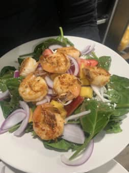 image of CARIBBEAN SHRIMP SPINACH SALAD
