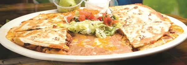 Shrimp Fajita Quesa