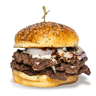 Black and Bleu Burger