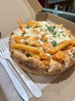 image of Baked Ziti Bread Bowl