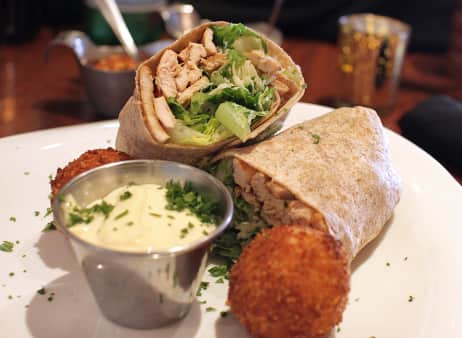 image of Caesar Salad Chicken Wrap