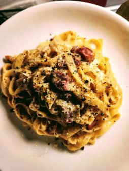 Fettuchini Carbonara