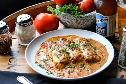 image of Chicken & Spinach Cannelloni 