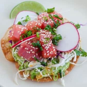 Tuna Poke Tostada