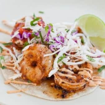 Michelada Shrimp Taco