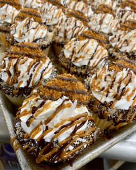 image of Caramel Coconut Delight Cupcake