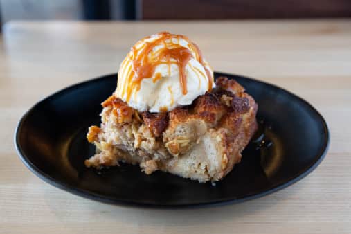 image of Caramel Apple Bread Pudding