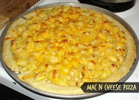 14" Baked Mac N Cheese Pizza