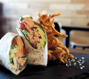 image of Smoked Salmon Wrap