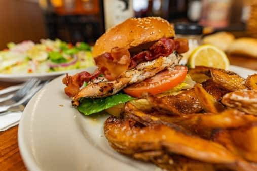 image of Grilled Club Chicken Breast Sandwich