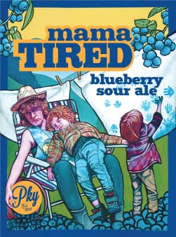 Mama Tired Blueberry Sour Ale- 32oz Crowler