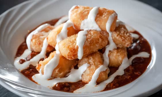 Chili Mac N Cheese Bites