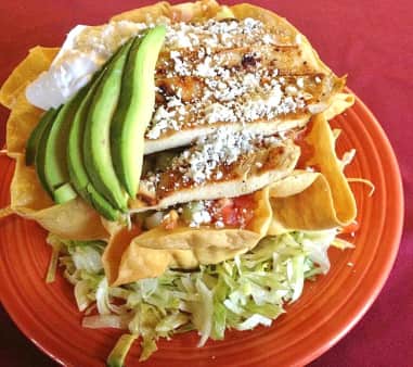 #Tostada Mexicali