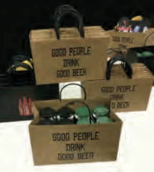 image of Paper Gift Bag, Good People Drink Good Beer