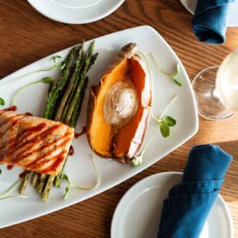 SEARED ATLANTIC SALMON