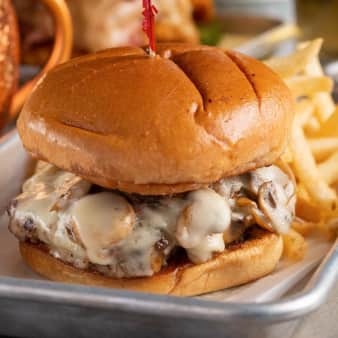 image of Mushroom & Swiss Burger