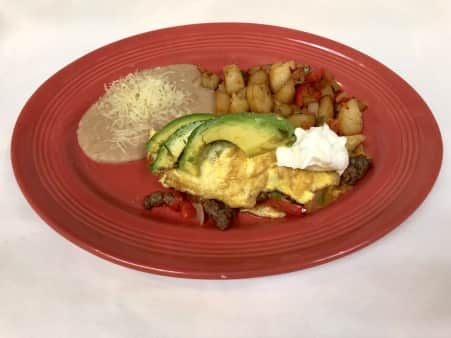 #Omelette De Carne Asada