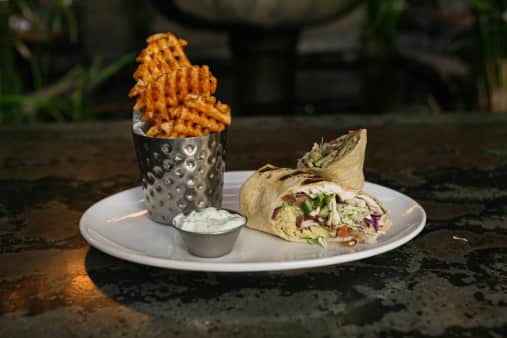 image of Hummus Chicken Wrap