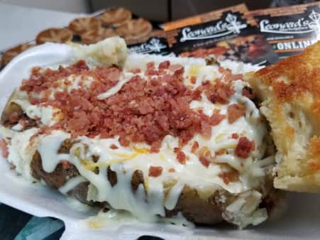 image of #2 Ham, Cheese, & Bacon bits Baked Potato