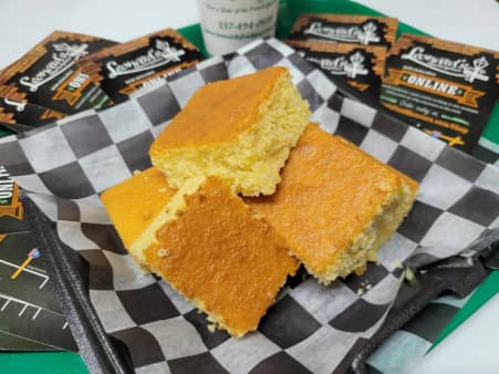 image of Single Piece of Cornbread