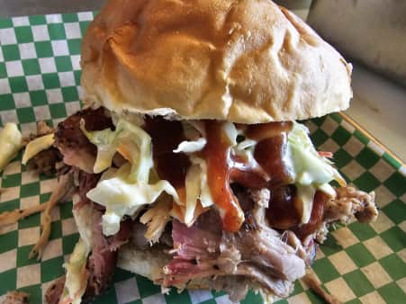 image of Monster Pulled Pork Sand. & Fries