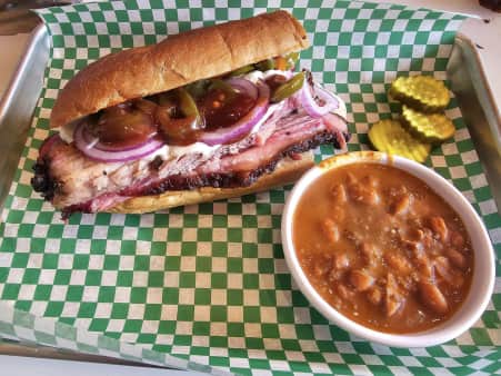 image of Cheesy Brisket Hero & Fries