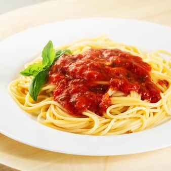 Spaghetti w/ Marinara Sauce