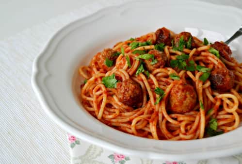 Spaghetti w/ Italian Sausage