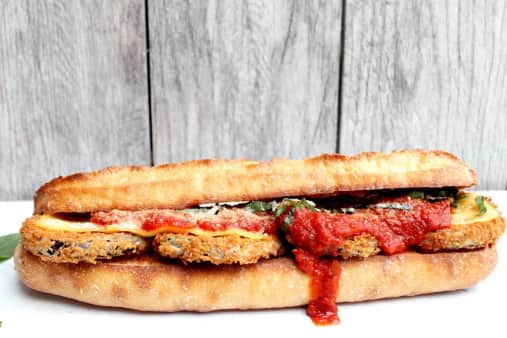 Eggplant Parmesan Sub