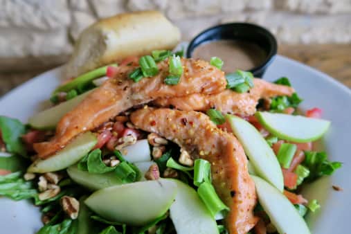 image of Maple Pecan Salmon Salad
