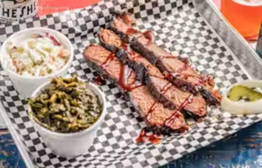 image of 16 Hour Smoked Brisket Plate