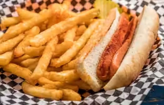 image of All Beef Hot Dog Plate