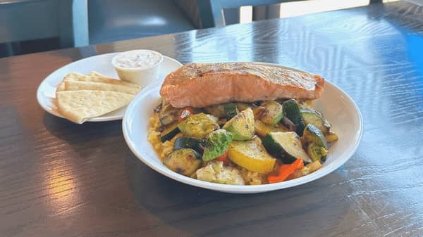 image of Veggie Bowl with Salmon