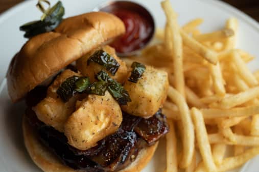 image of Blackberry Brie Burger