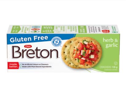 image of Gluten-Free Herb & Garlic Crackers