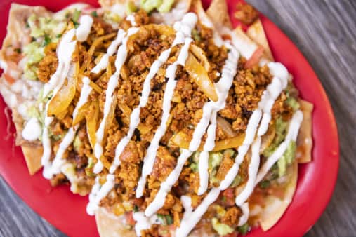 image of Loaded Nachos W/Any Meat