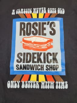 image of Rosie's Sidekick t-shirts