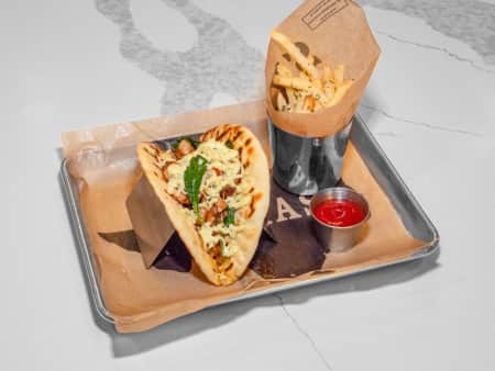 image of Grilled Chicken On Pita