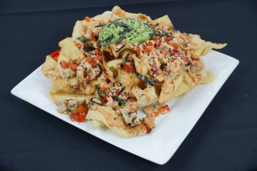 image of Poke Wonton Nachos