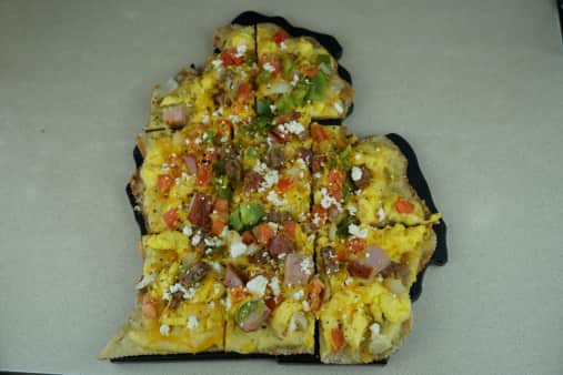 image of Mitten Breakfast Pizza