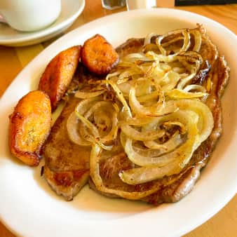 image of #21 Top Sirloin Steak/Bistec De Palomilla