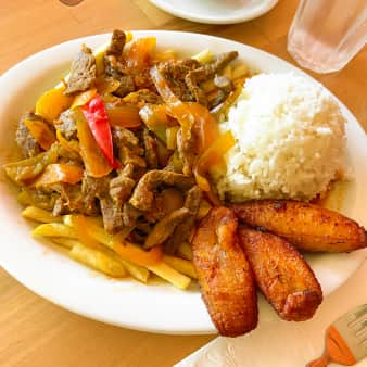 image of #29 Sirloin Steak Saltado Style/Lomo Saltado