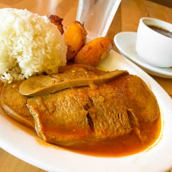 image of #30 Beef Tongue Stew/Lengua Guisada