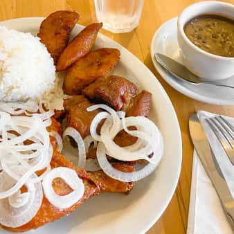image of #7 Chicken, Pork Combo/Combo Pollo, Puerco