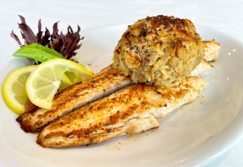 image of Stuffed Trout Plate