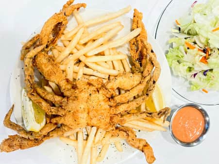image of Softshell Crab Carrie with Louisiana Jumbo Lump Topping