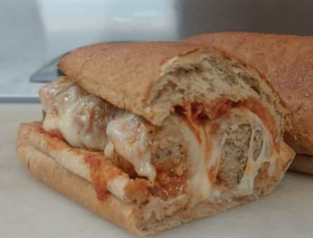 image of Meatball Parmesan Sub