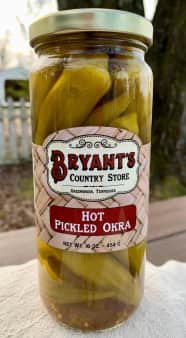image of Hot Pickled Okra - Pint