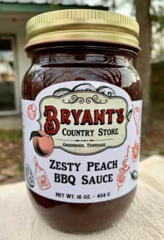 image of Zesty Peach BBQ Sauce